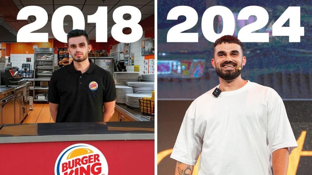 Fabio-burguer Antes del marketing de afiliación, trabajaba en un Burguer King