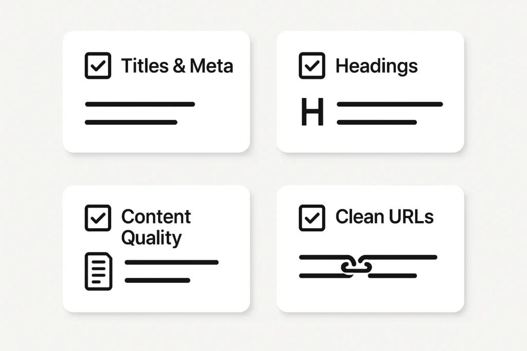 checklist-seo-onpage Checklist visual de optimización on-page