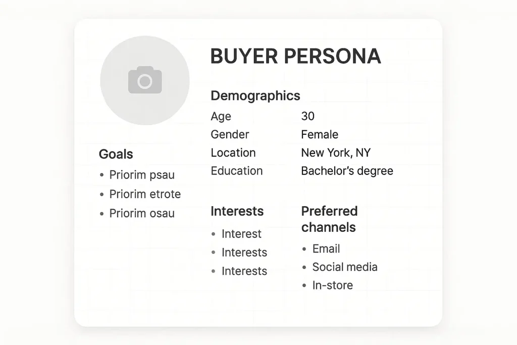 imagen5-estrategias-digitales-de-marketing Tarjeta visual de buyer persona con datos clave
