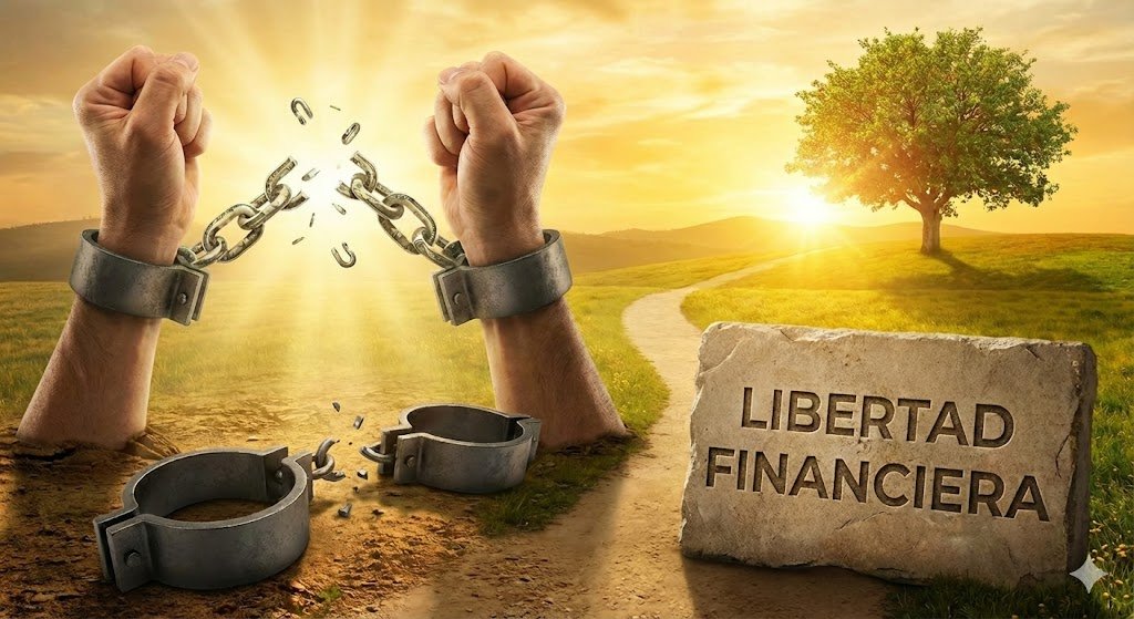 imagen que representa la celebración de conseguir la independencia financiera y un cambio de vida depués de conseguilrla