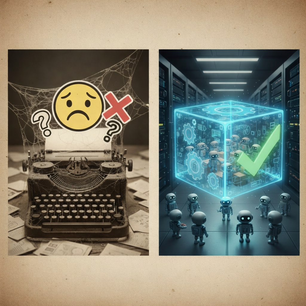 automatizacion-inteligencia-artificial-marketing-afiliados-negocio-digital.jpg Comparativa entre métodos antiguos de creación de contenido y automatización con inteligencia artificial para marketing de afiliados y negocio digital desde casa