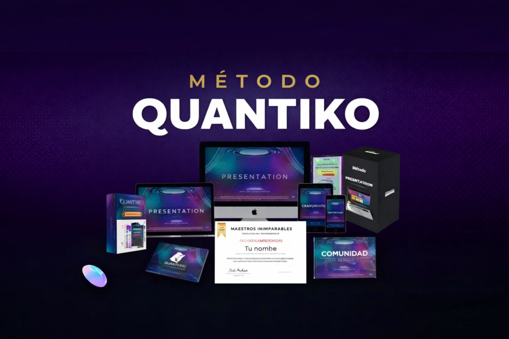 Método Quantiko curso online de marketing digital y automatización para generar ingresos desde casa con sistema paso a paso